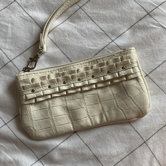 White Steve Madden Clutch Wallet Purse - Picture 2 of 6